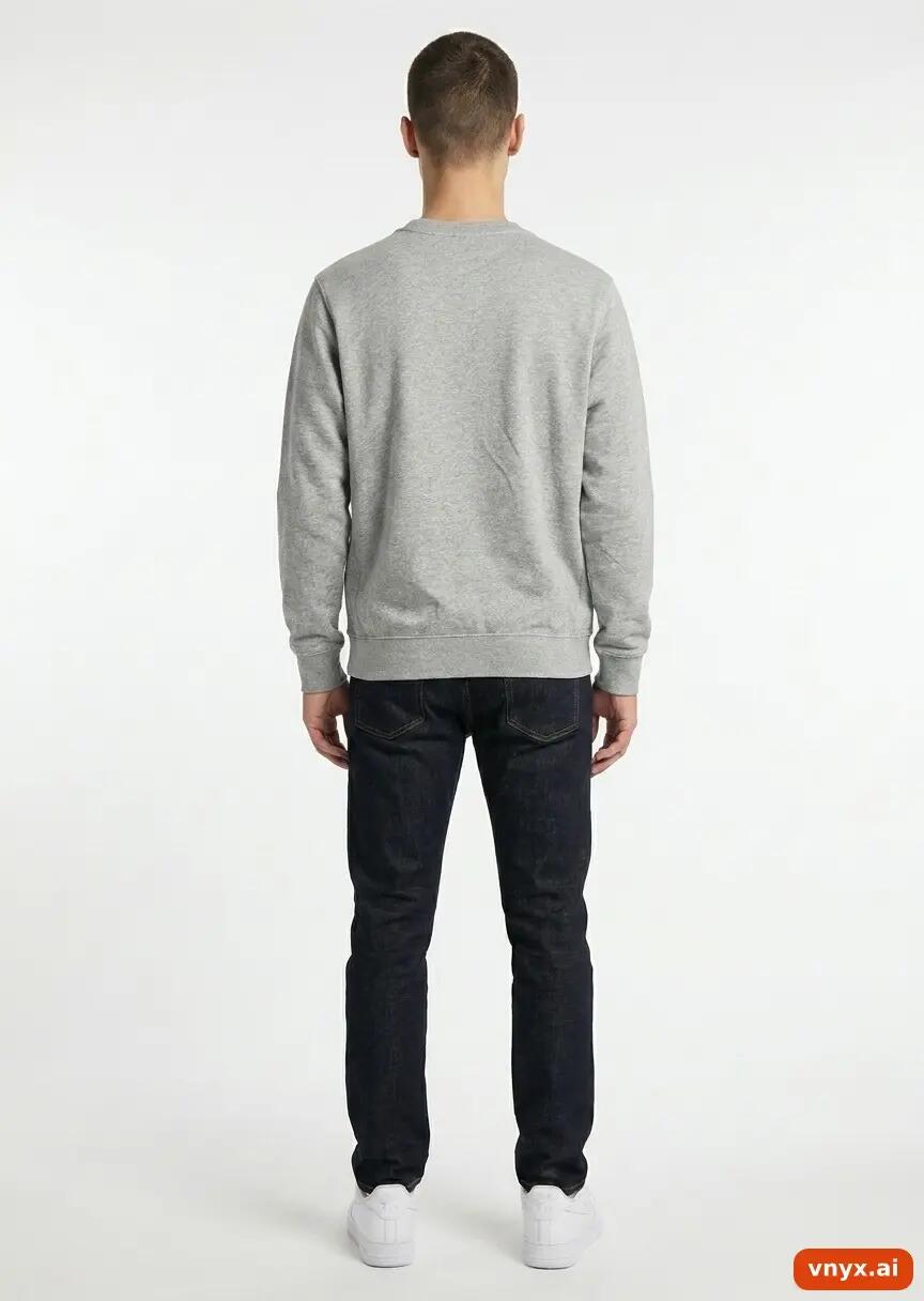 Second Life - Vintage Nike Grey Sweatshirts Men S 3/5