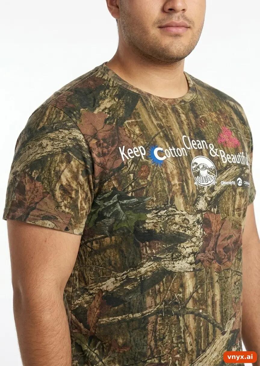Second Life - Vintage Mossy Oak Brown T-Shirts Men L 4/5