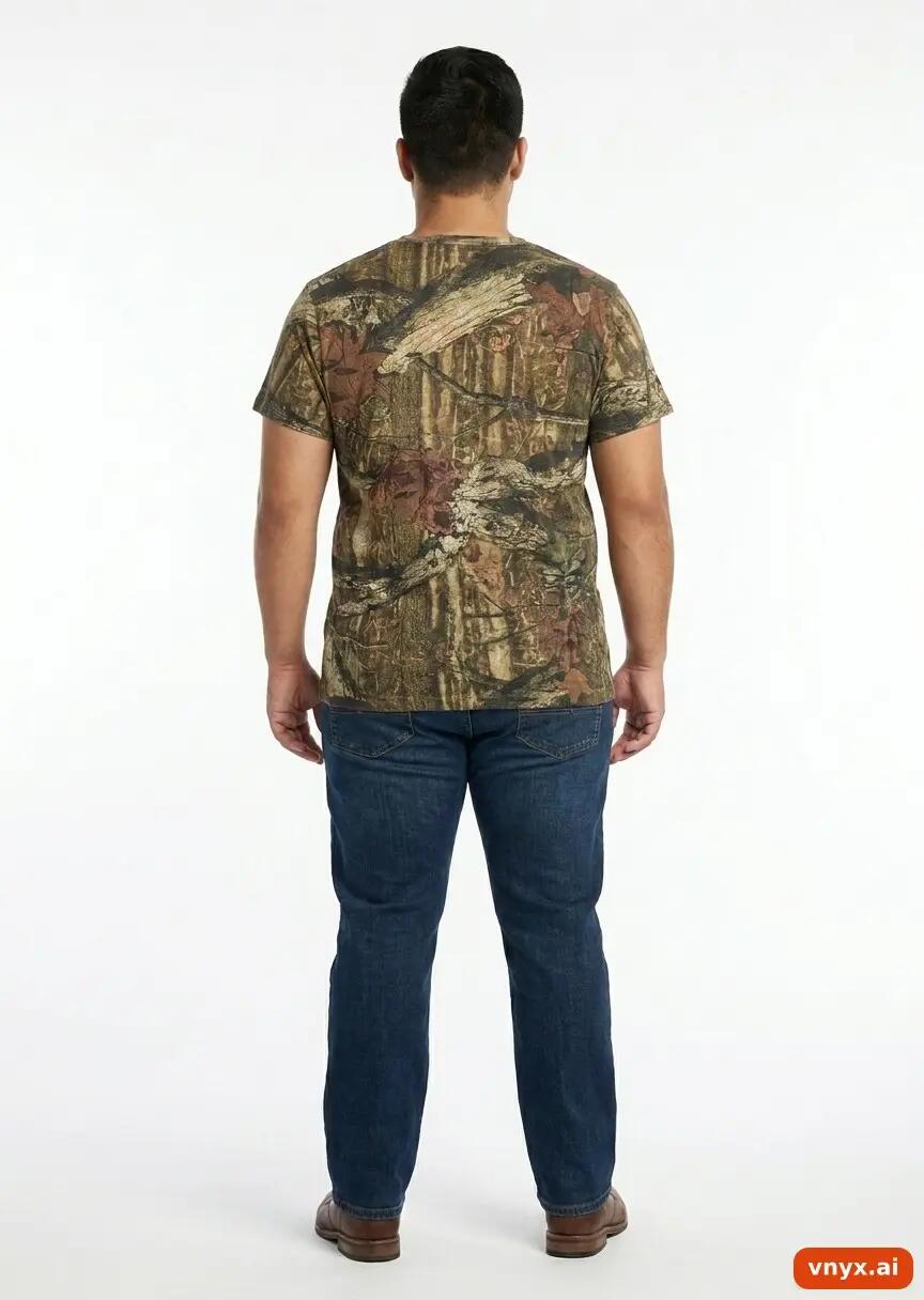 Second Life - Vintage Mossy Oak Brown T-Shirts Men L 3/5