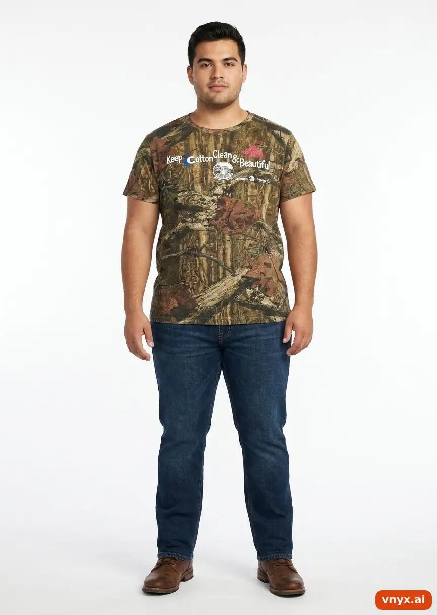 Second Life - Vintage Mossy Oak Brown T-Shirts Men L 2/5