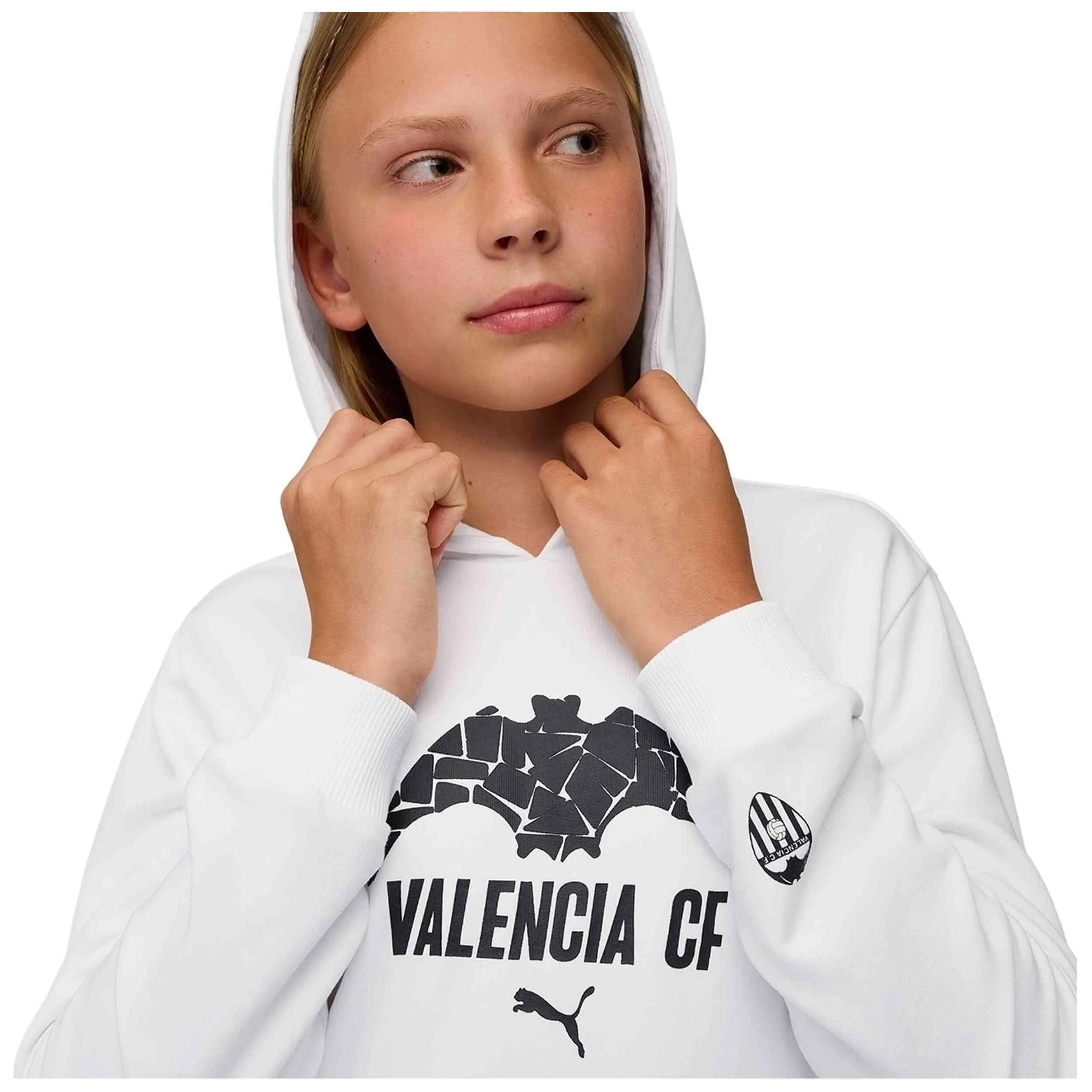 Hoodie Puma model Valencia CF ftblCULTURE Jr voor unisex jongens 3/5