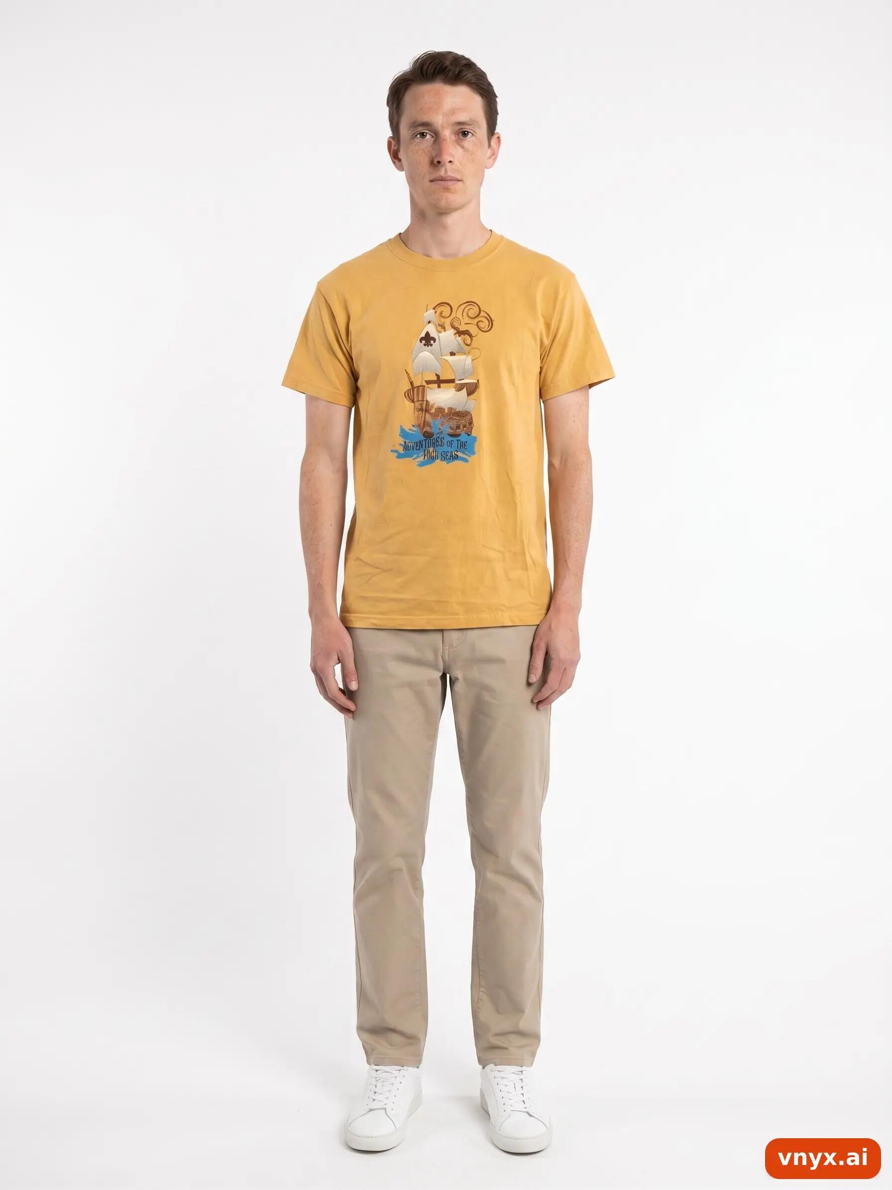 Second Life - Vintage Gildan Yellow T-Shirts Men S 3/5