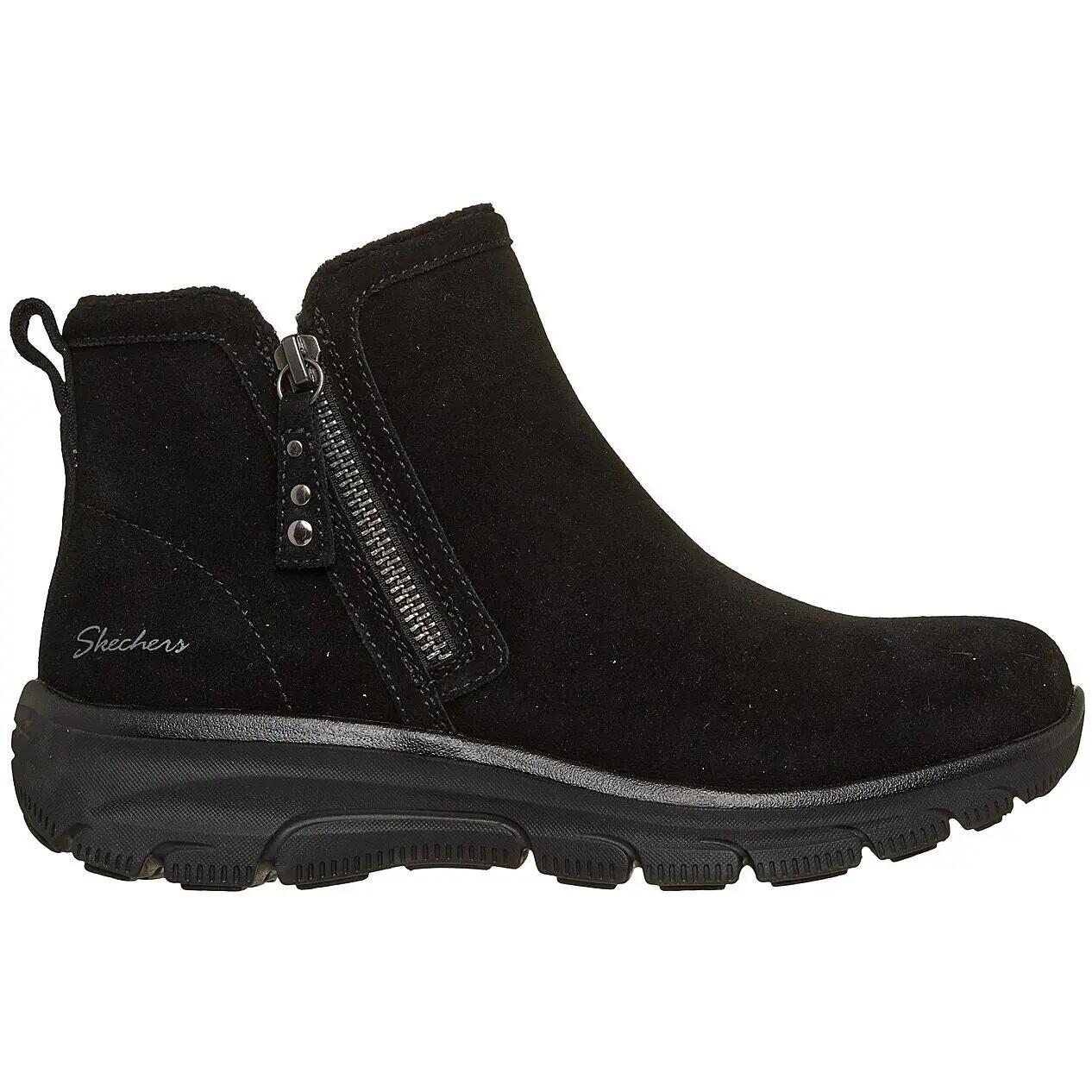 Női Bakancs, velúr - Skechers Easy Going Urban Zip 2/2