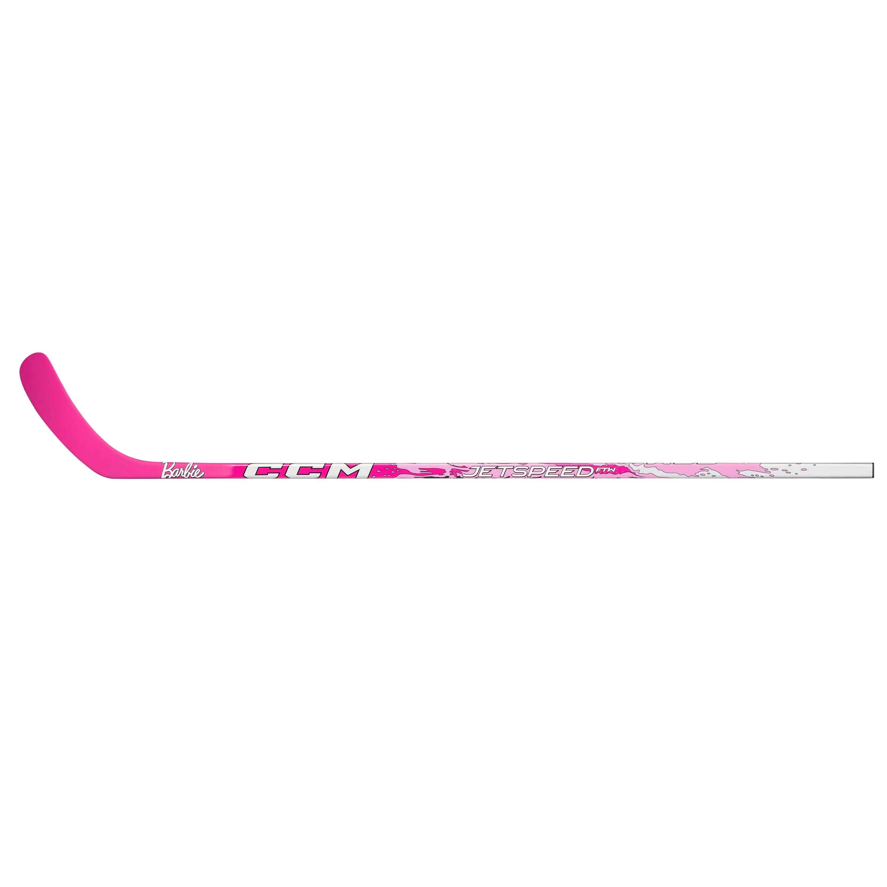 CCM Barbie JetSpeed FTW Youth crosse de hockey composite rose – R 8/8