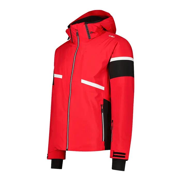 Veste de ski - Homme - CMP MAN JACKET ZIP HOOD - imperméable - Rouge 2/3