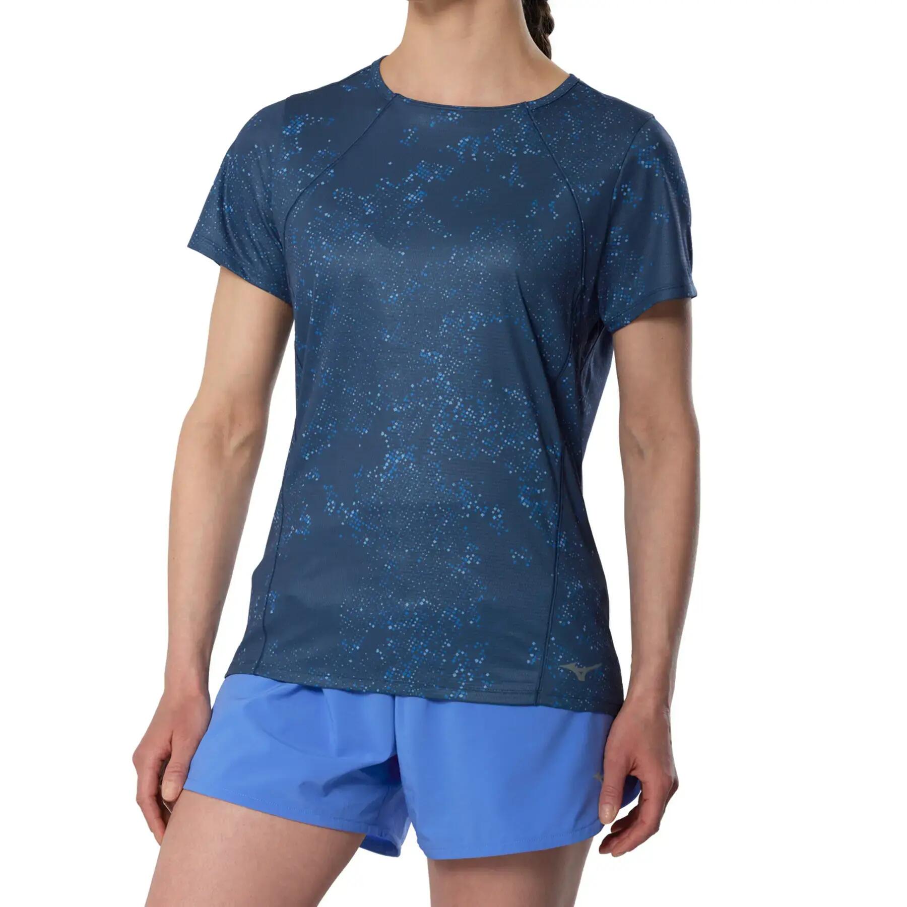 Dames-T-shirt Mizuno Dryaero Graphic 3/7
