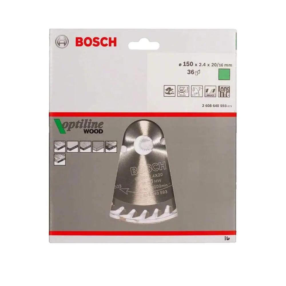 Lame de scie circulaire Bosch Optiline Wood 2/2