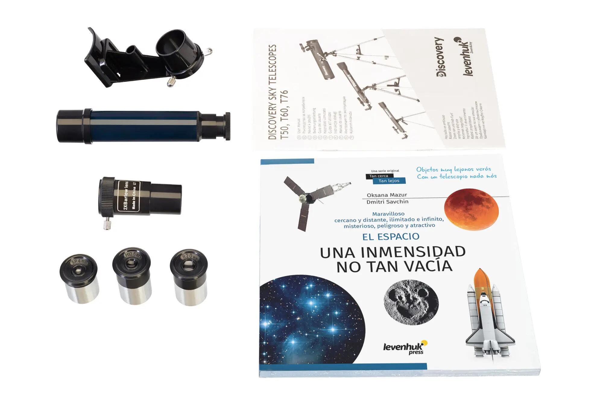Telescopio riflettore - Astronomia - Levenhuk Discovery Sky T76 3/10