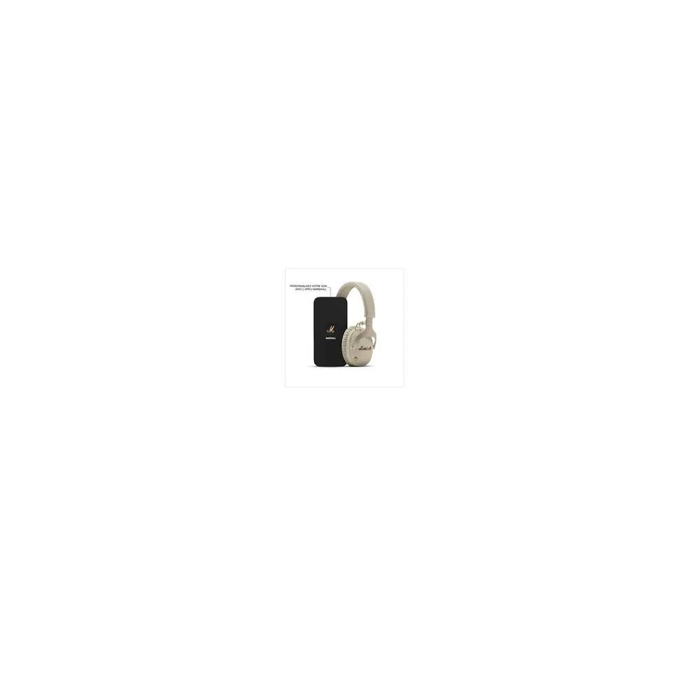 Casque Marshall Monitor III ANC Crème 3/3