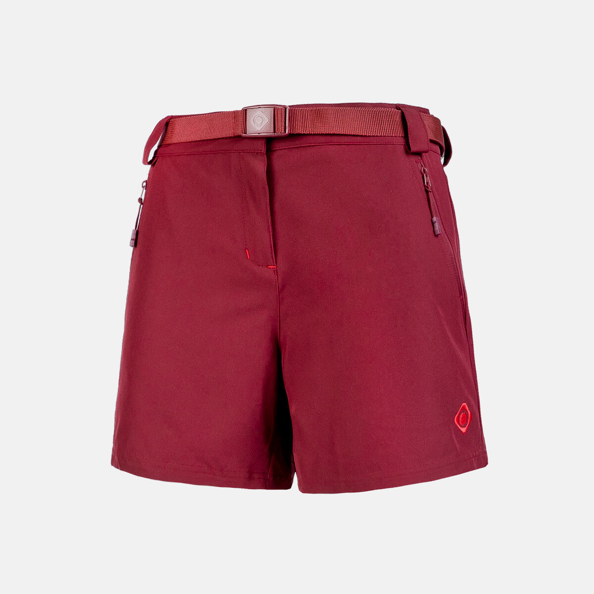 Izas - Izas Short Nagela Ii Pour Femme , Idéal Pour Le Trekking Et La Randonnée - Short - Bordeaux|rouge - 52 2xl - Decathlon