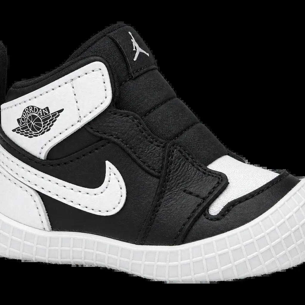 Detské tenisky - papučky do postieľky - Jordan 1 - čierne