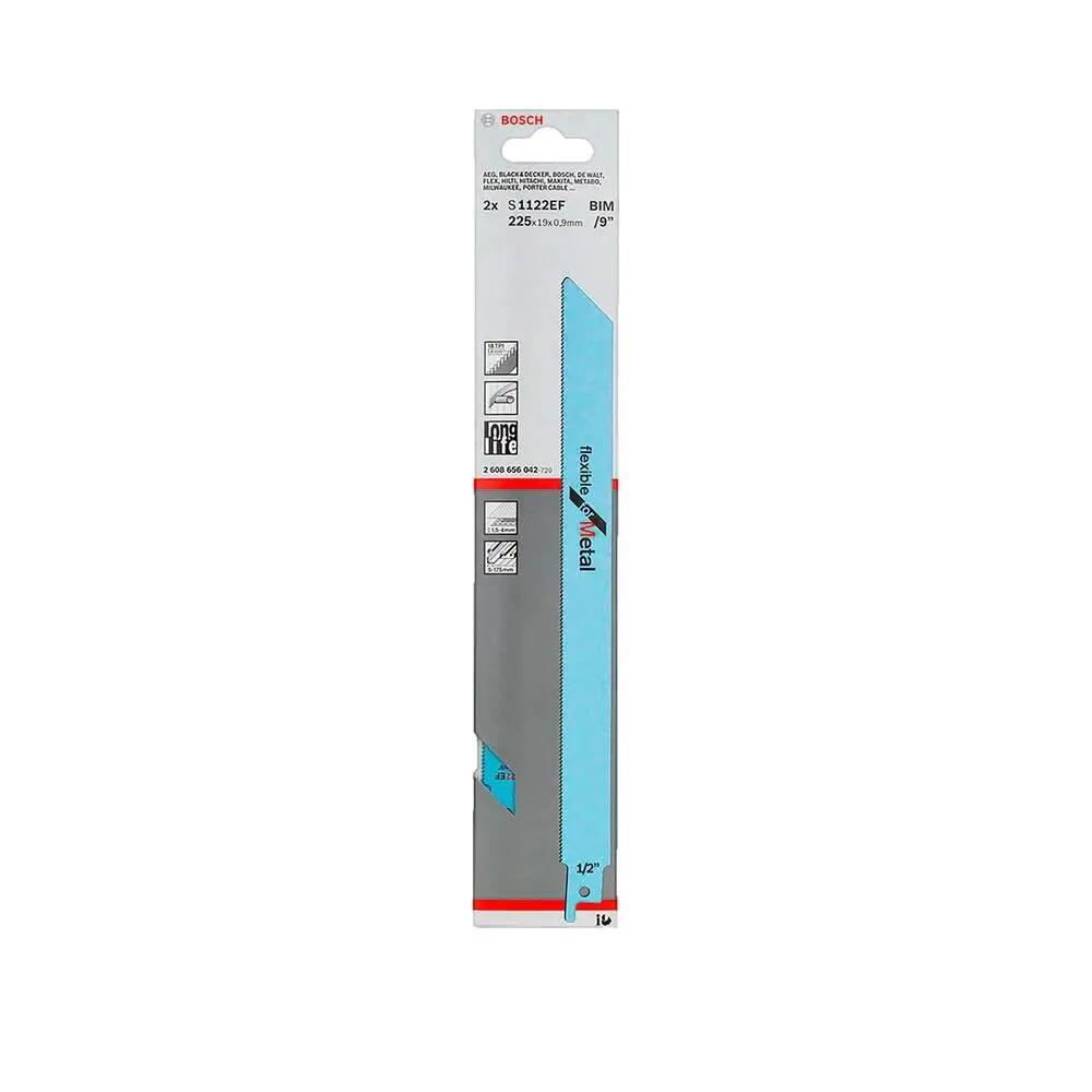 Lame de scie sauteuse Bosch S 1122 EF elastyczna do metalu 2 szt. 2/2