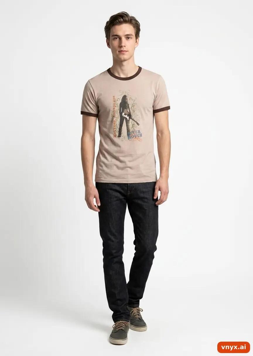 Second Life - Vintage American Apparel Pink T-Shirts Men S 2/5