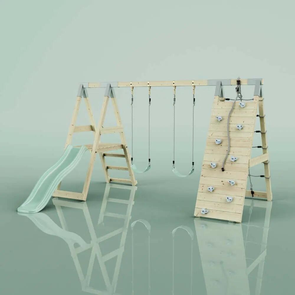 Klettergerüst Frosch in Mintgrün - 294 × 364 × 212 cm 3/6