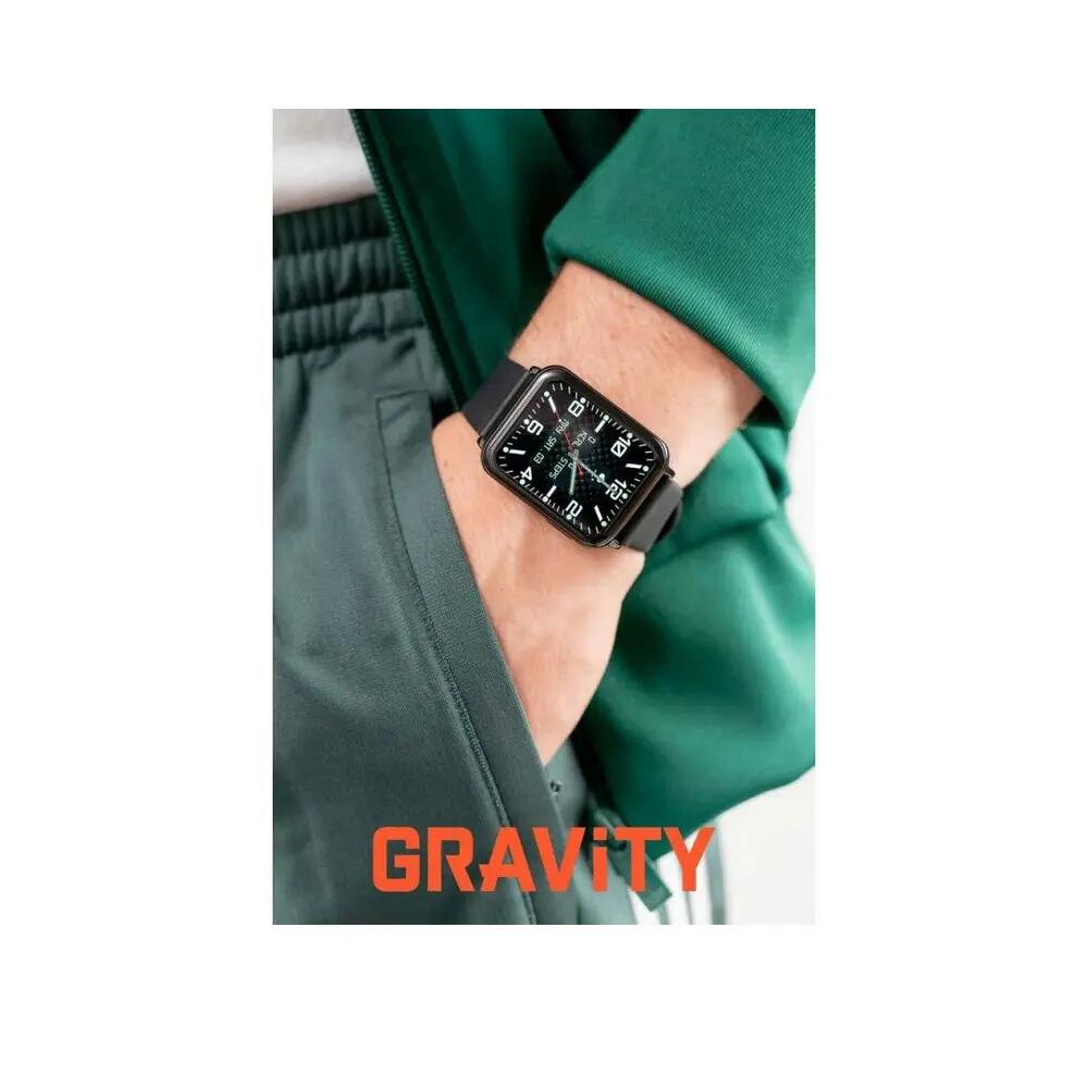 Montre connectée Gravity GT17 Femme Rouge/Noir 6/10