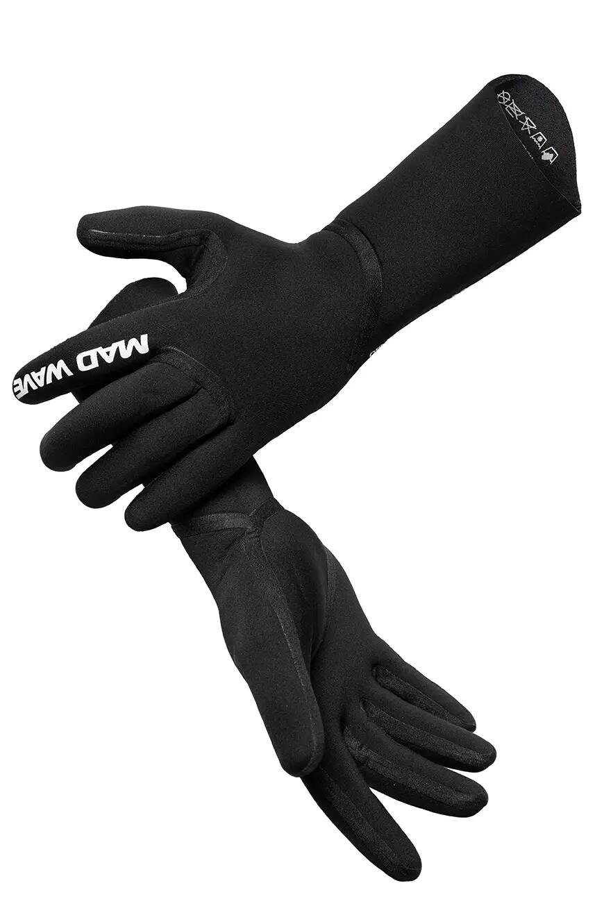 Damen - Neoprenhandschuhe - 3 mm - neofuse - schwarz 3/4