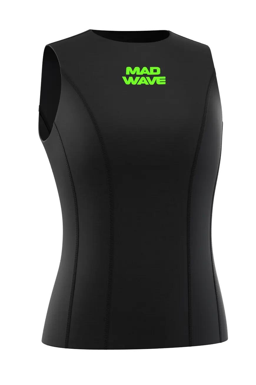 Damen - Neoprentop - 0,5 mm - Neo onskin - schwarz 1/5