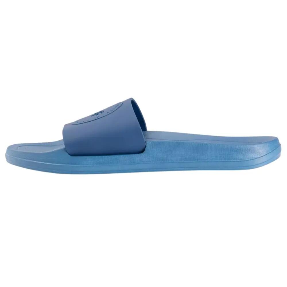 Mens Logo Flip Flops (Navy) 3/5