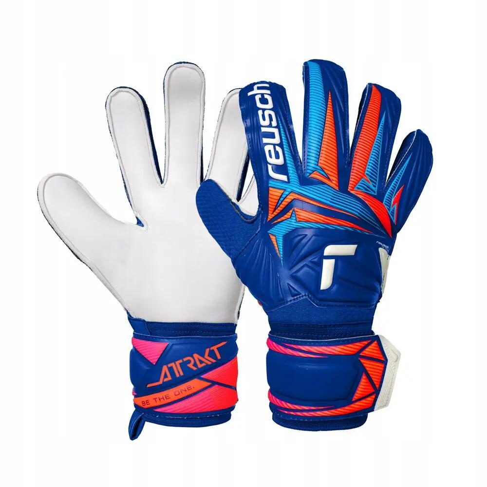 Guanti Da Portiere Adulto Unisex Reusch Attrakt Solid Blu 3/3