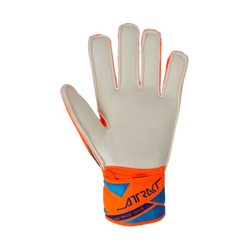 Guantes de Portero Attrakt Solid World Cup para Niños/Niñas Naranja 2/3