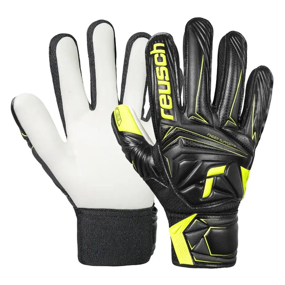 Gants De Gardien De But ATTRAKT STARTER SOLID Enfant (Noir) 4/4