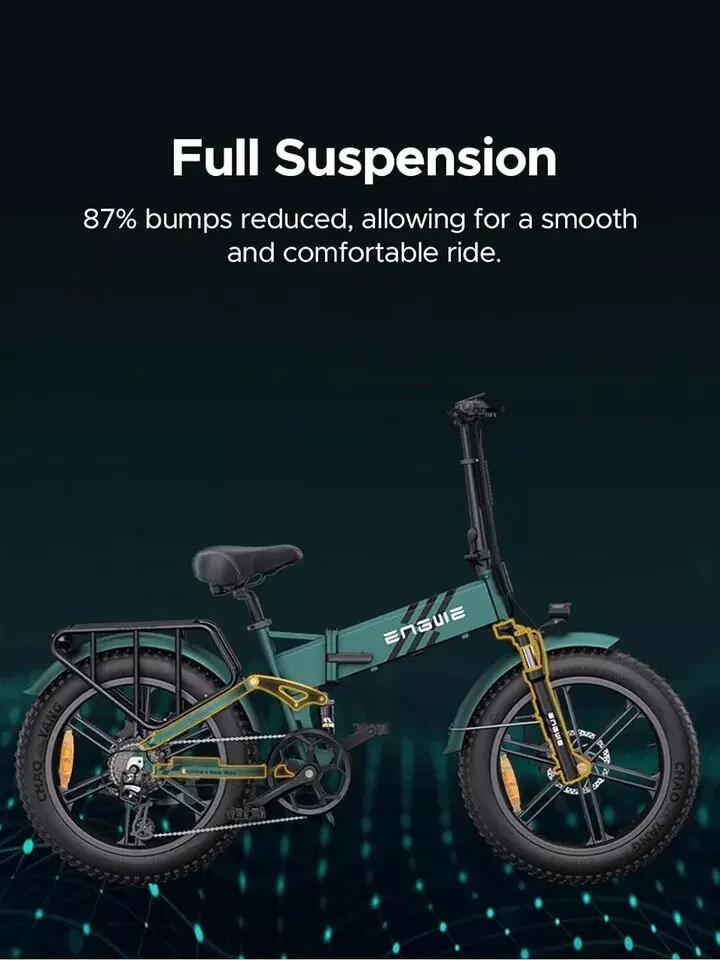Skladací elektrický bicykel ENGWE Engine Pro 2.0 s batériou 48 V 16 Ah 6/6