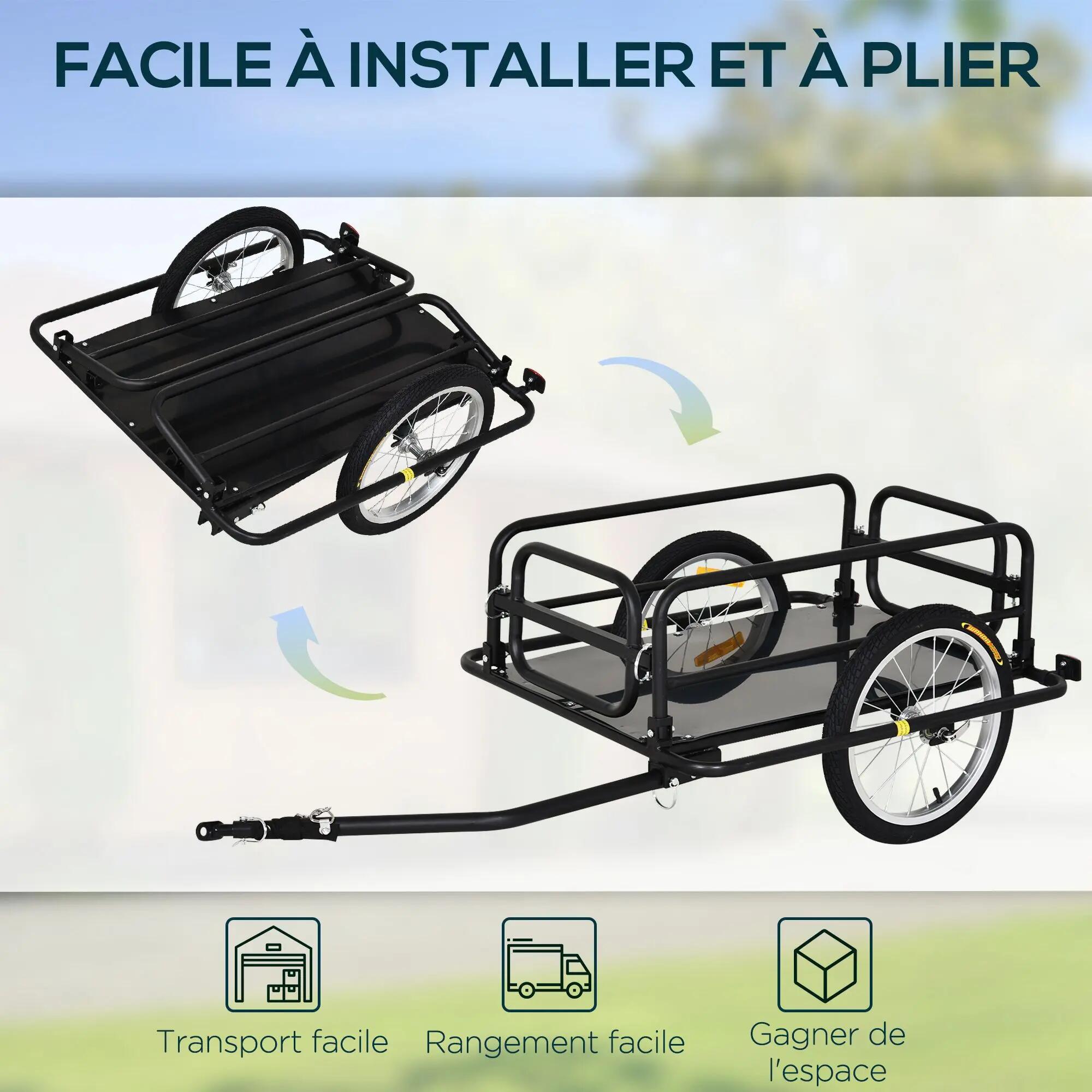 Remorque de vélo en acier 4/5