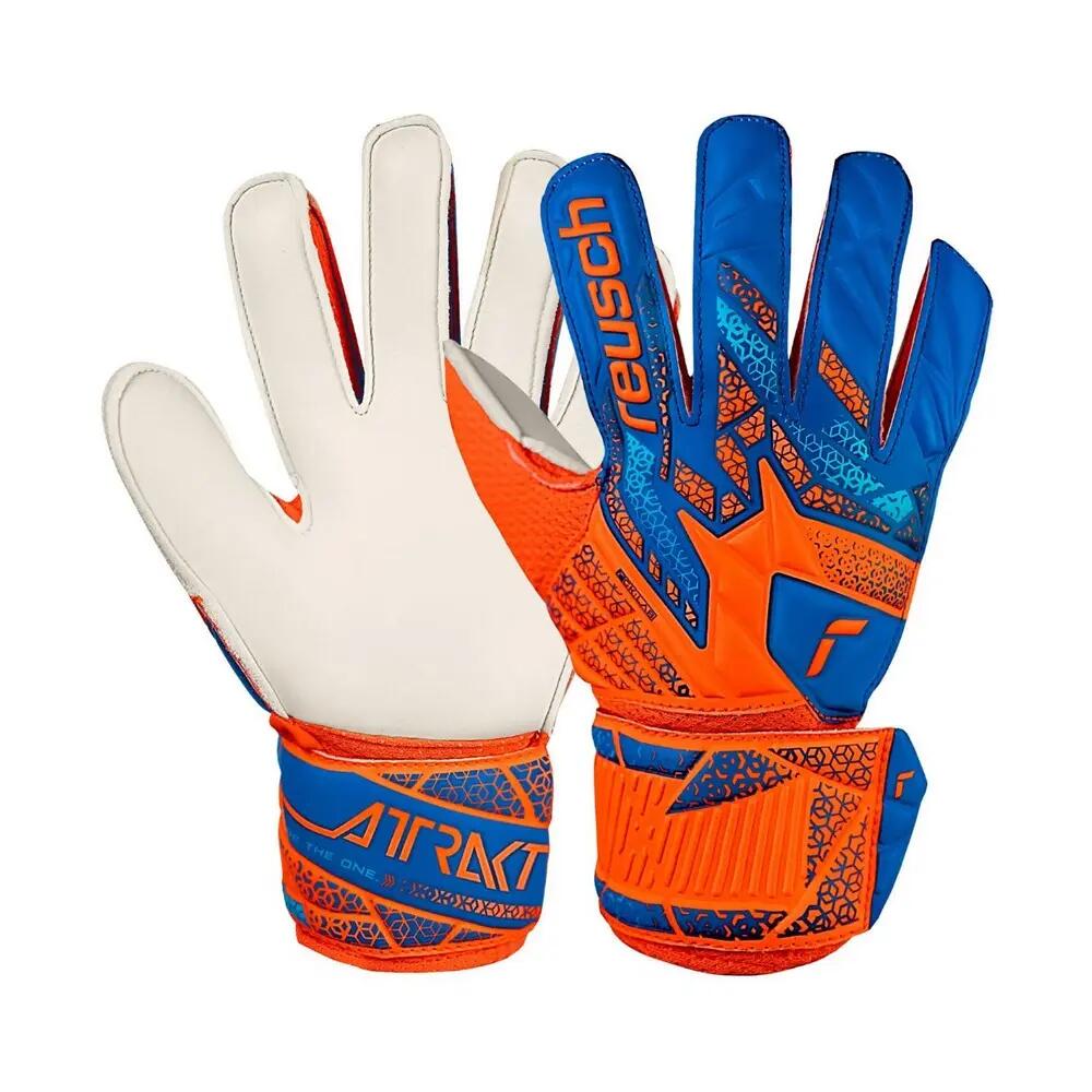 Guanti Da Portiere Bambini Reusch Attrakt Solid Arancio 3/3