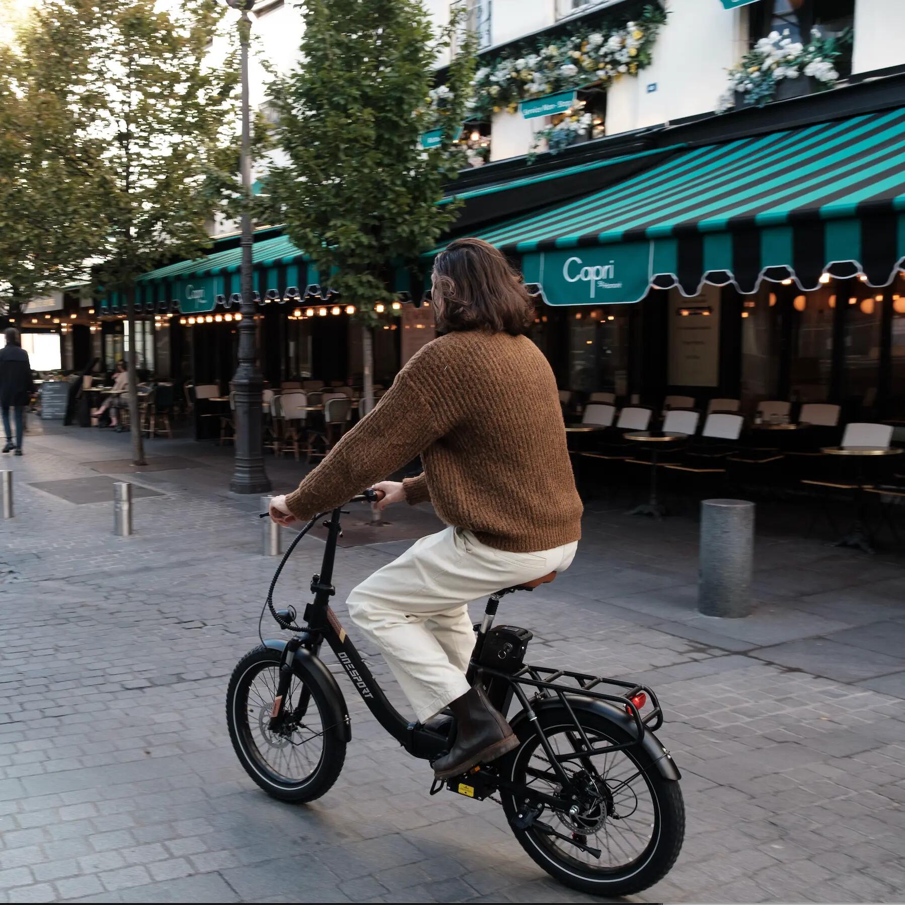 Mestský elektrobicykel čistá asistencia ONESPORT OT16 Pro 250W 48V 17Ah 14/15