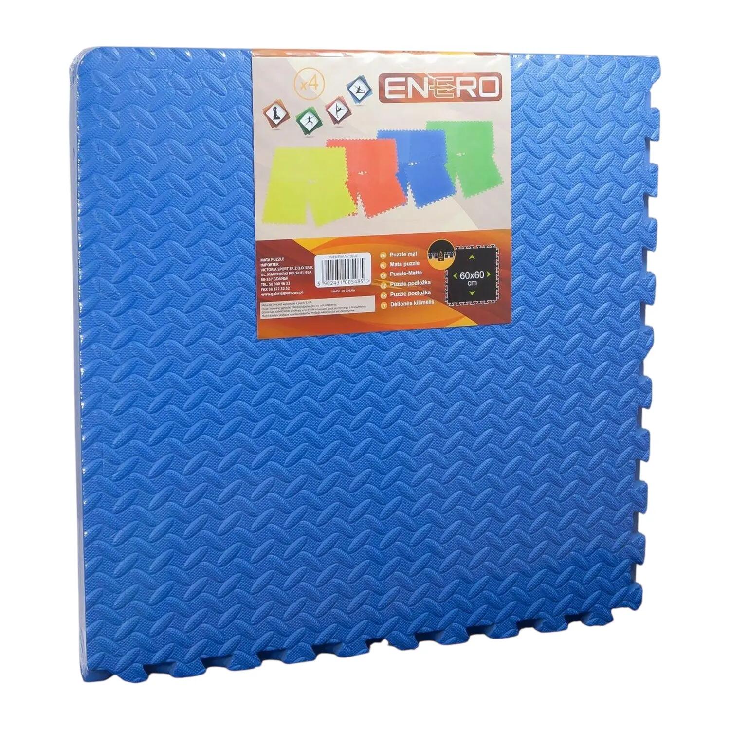 Übungsmatte, Puzzle (4erPack) Damen und Herren Blau 60 cm x 60 cm 2/2