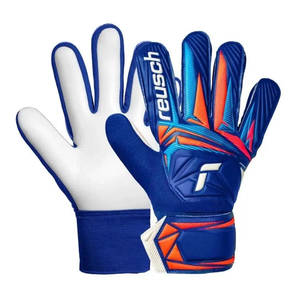 Guanti Da Portiere Bambini Reusch Attrakt Starter Solid Blu 4/4