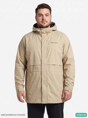 Second life - vintage columbia sportswear beige windbreakers men xl