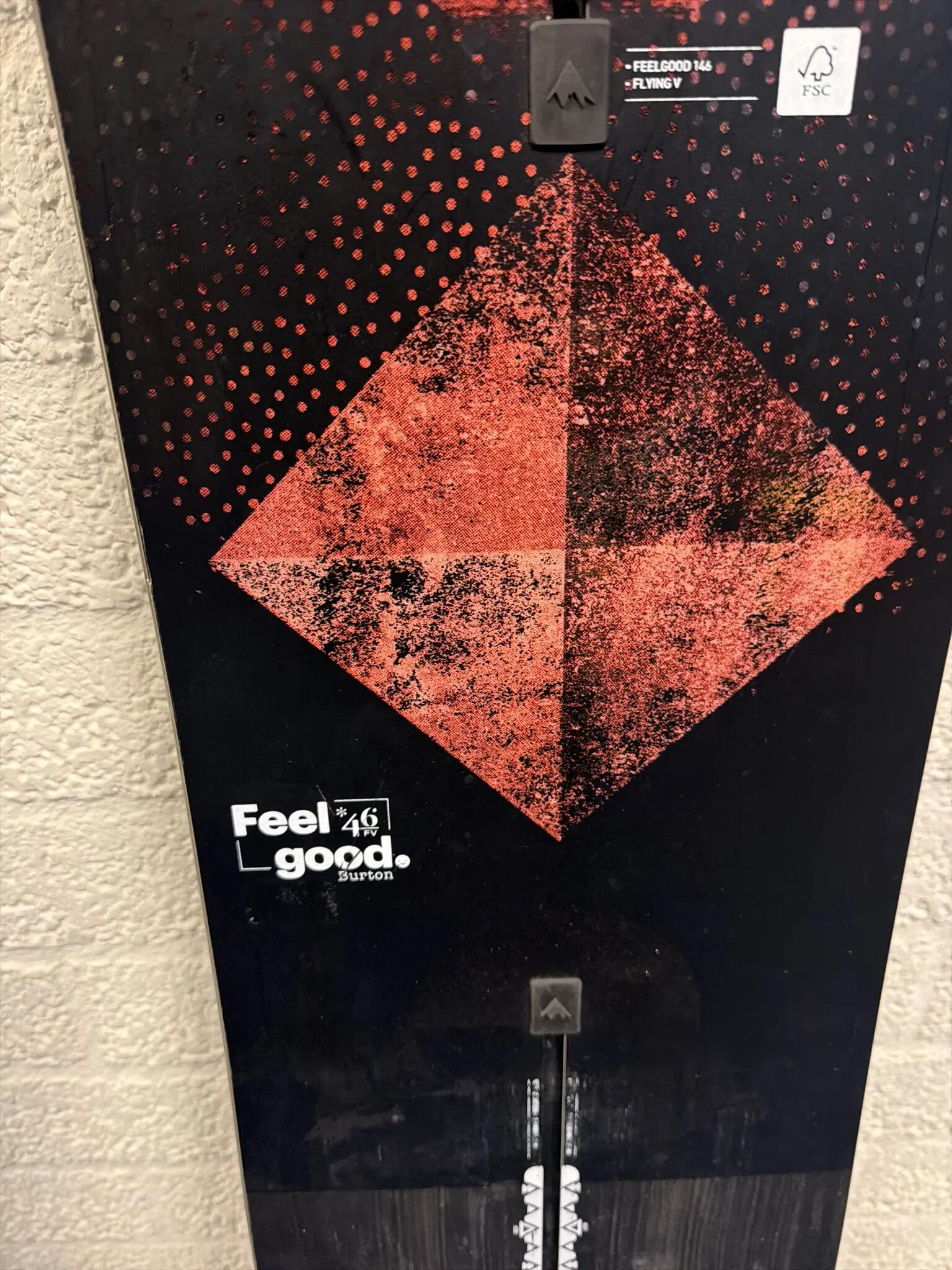 Burton Feelgood Flying V Snowboard-142 2/5