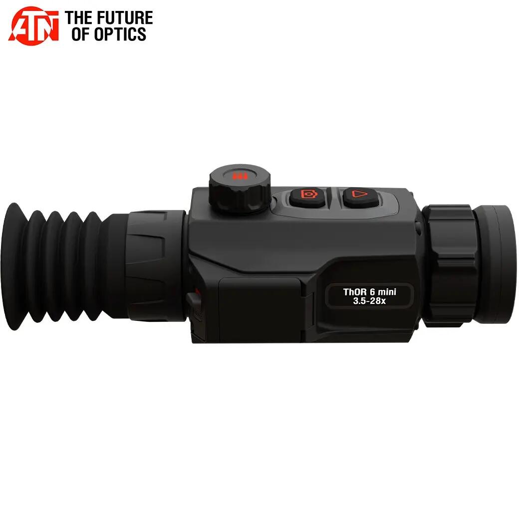 Mira Visão Térmica ATN Thor 6 Mini 3.5-28x 25mm OLED 256x192 5/7