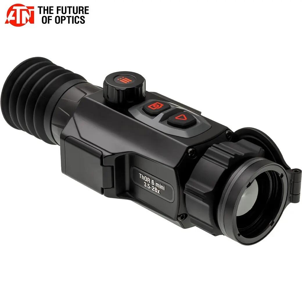 Mira Visão Térmica ATN Thor 6 Mini 3.5-28x 25mm OLED 256x192 3/7