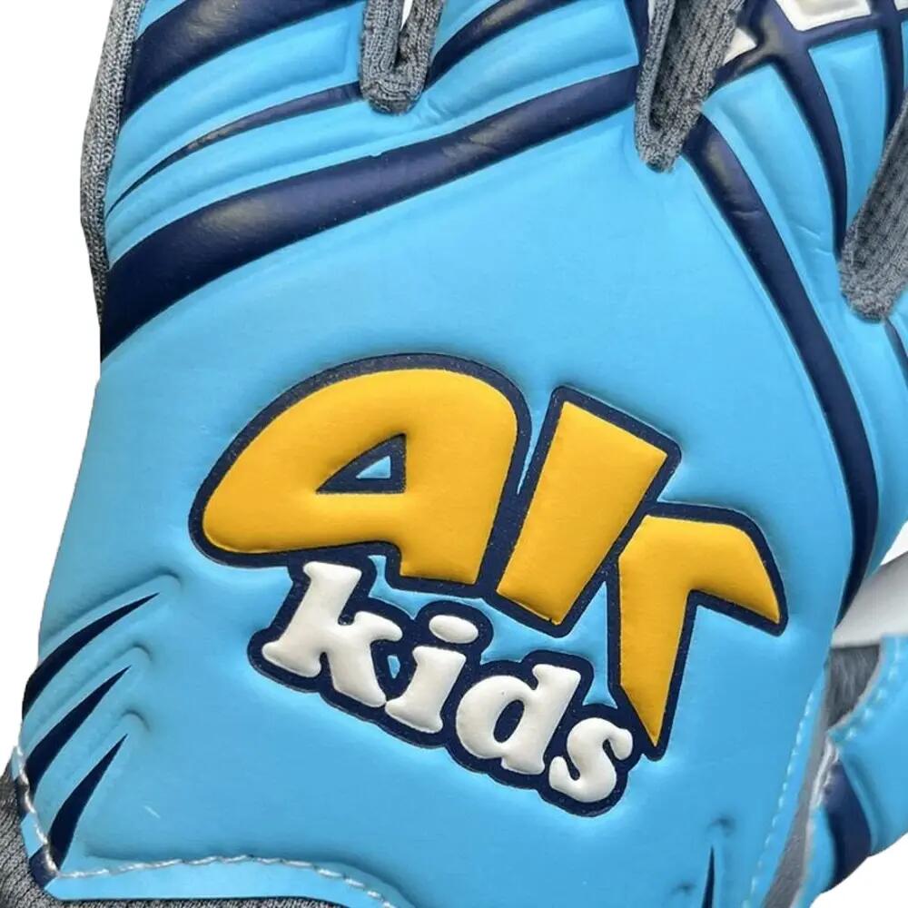 Guanti Da Portiere Logo Bambini 4Keepers Blu 3/4