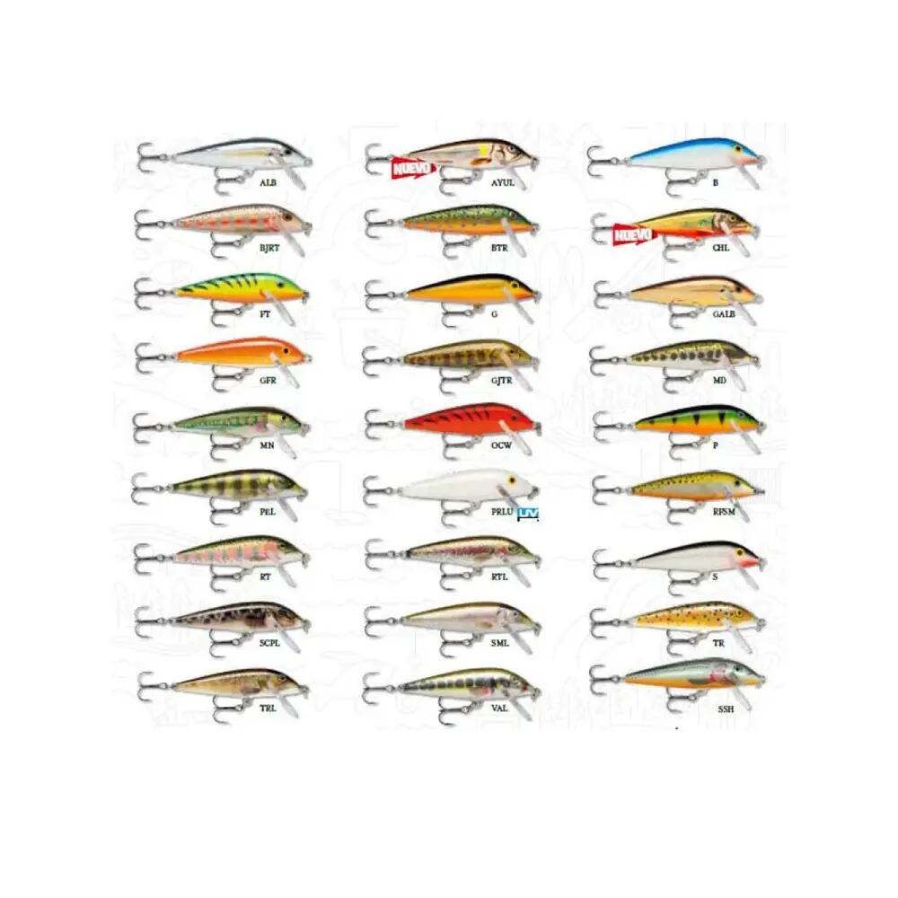 Appât de pêche Rapala Countdown Balsa Firetiger 2/3
