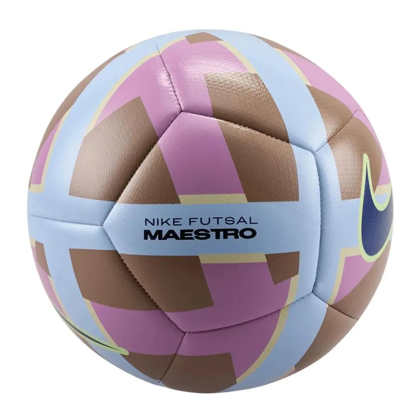 Ballon De Futsal Motif/style Géométrique MAESTRO (Marron) Taille 4 2/3