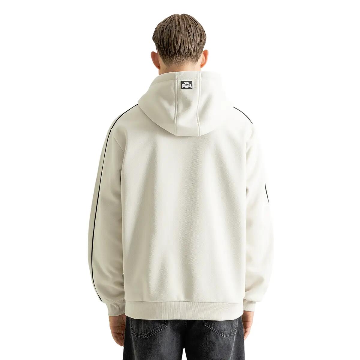 Lonsdale Hoodie Purfleet 117944 Beige/Black-XXL 2/6