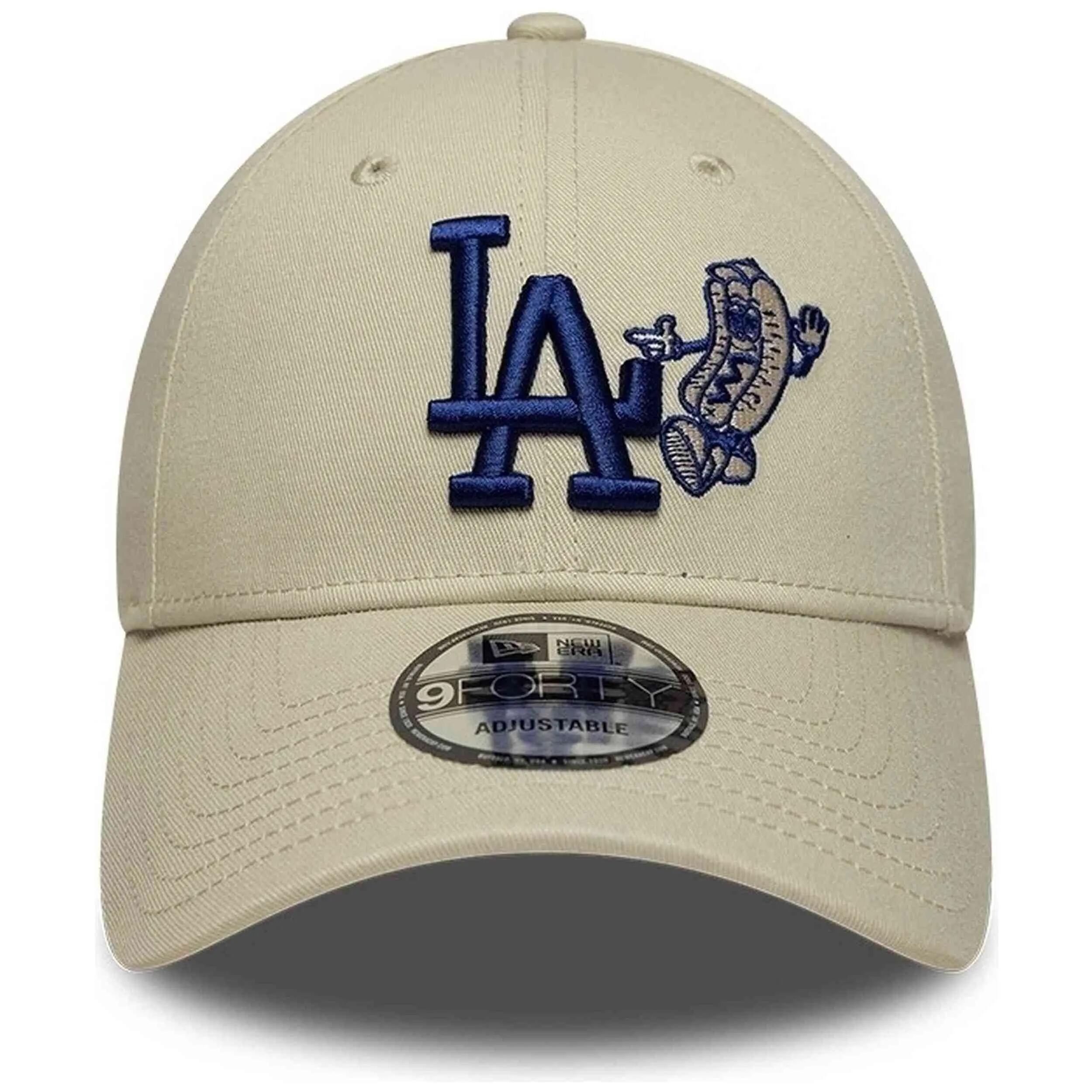 Boné New Era modelo Los Angeles Dodgers MLB 9FORTY "Beige" para homem 2/5