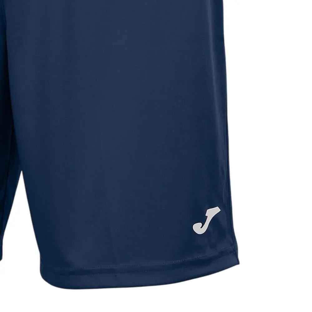 Childrens/Kids Nobel Logo Shorts (Navy) 3/3