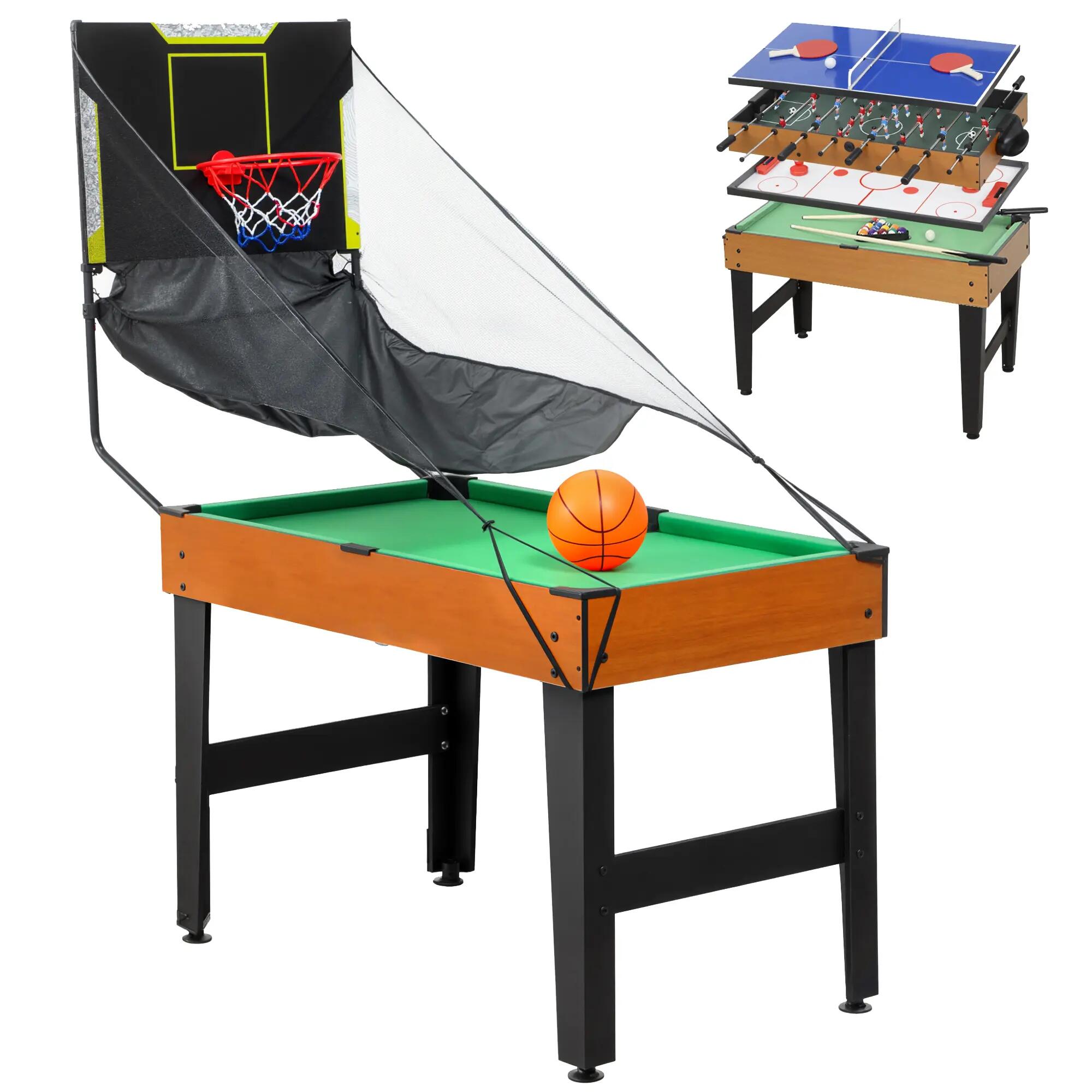 Table multi-jeux 5 en 1 accessoires inclus 2/5