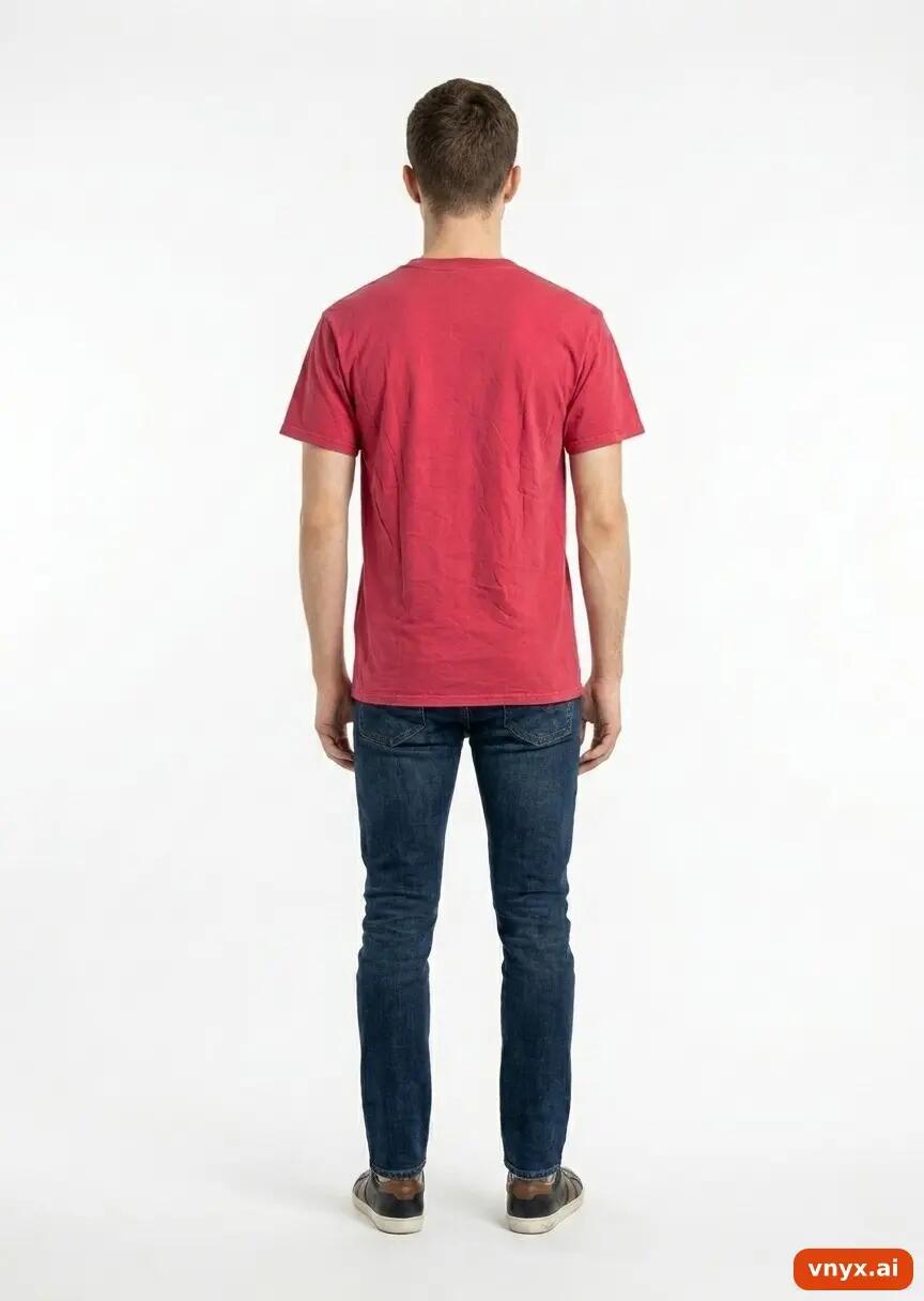 Second Life - Vintage Gildan Pink T-Shirts Men S 3/5