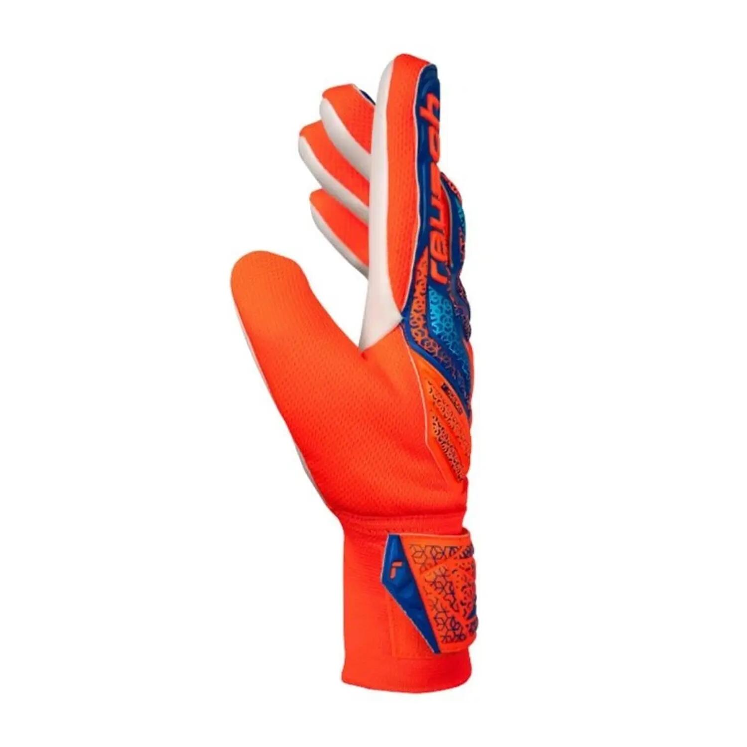 Guanti Da Portiere Bambini Reusch Attrakt Starter Solid Arancio 3/4