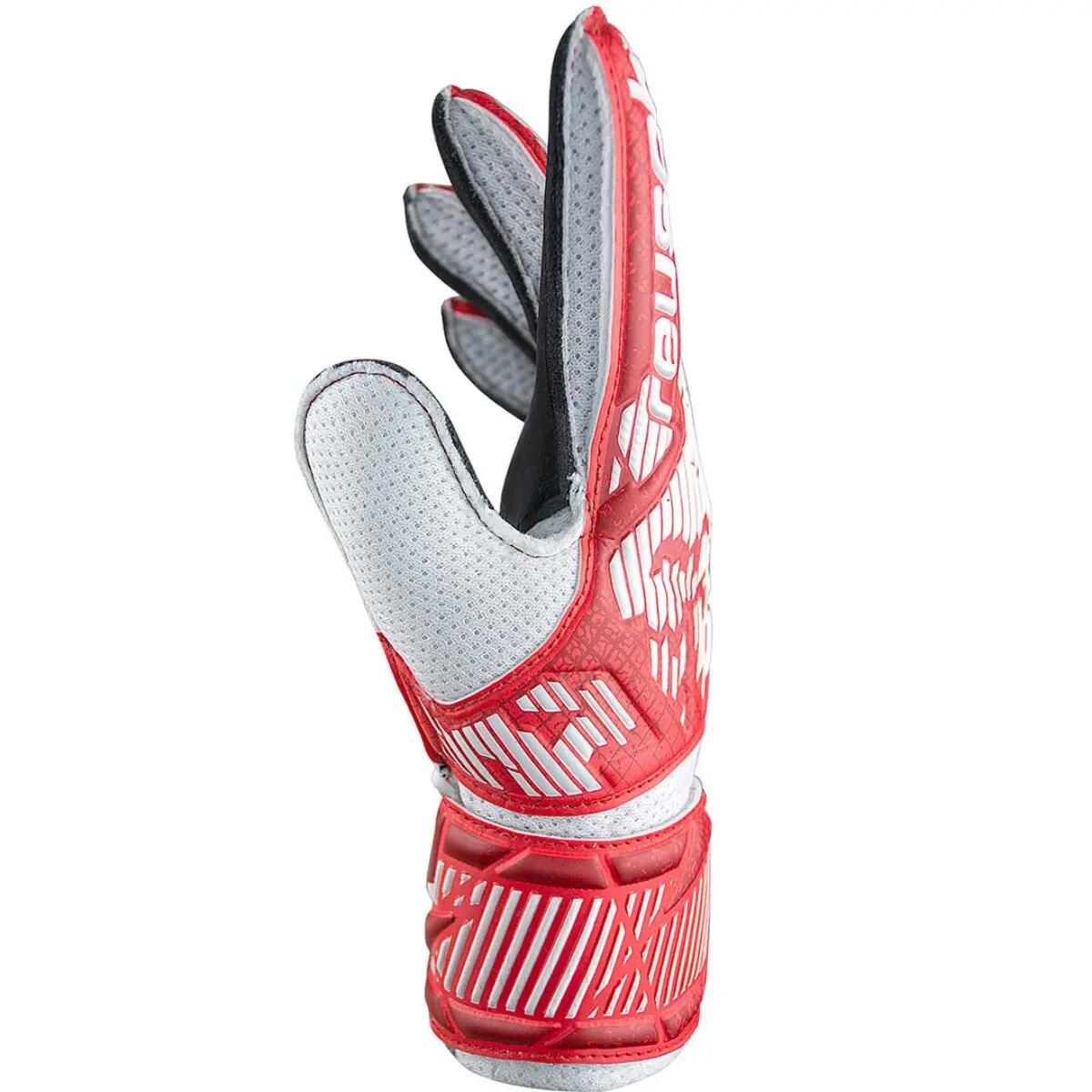 Guanti Da Portiere Bambini Reusch Attrakt Solid Rosso 3/3