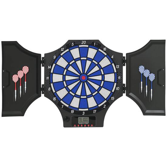Jeu de fléchettes électronique 2 portes 31 jeux 8 joueurs max.
