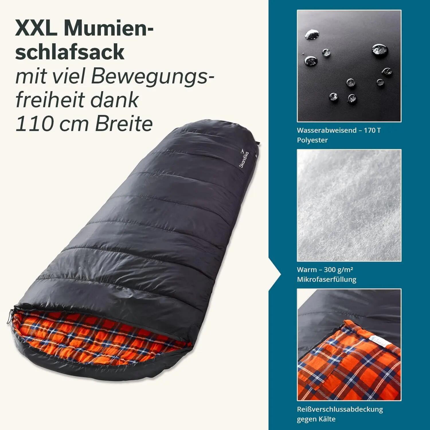 Schlafsack Flanell 3/7