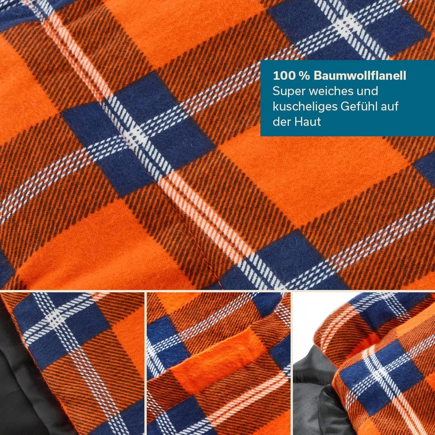 Schlafsack Flanell 2/7