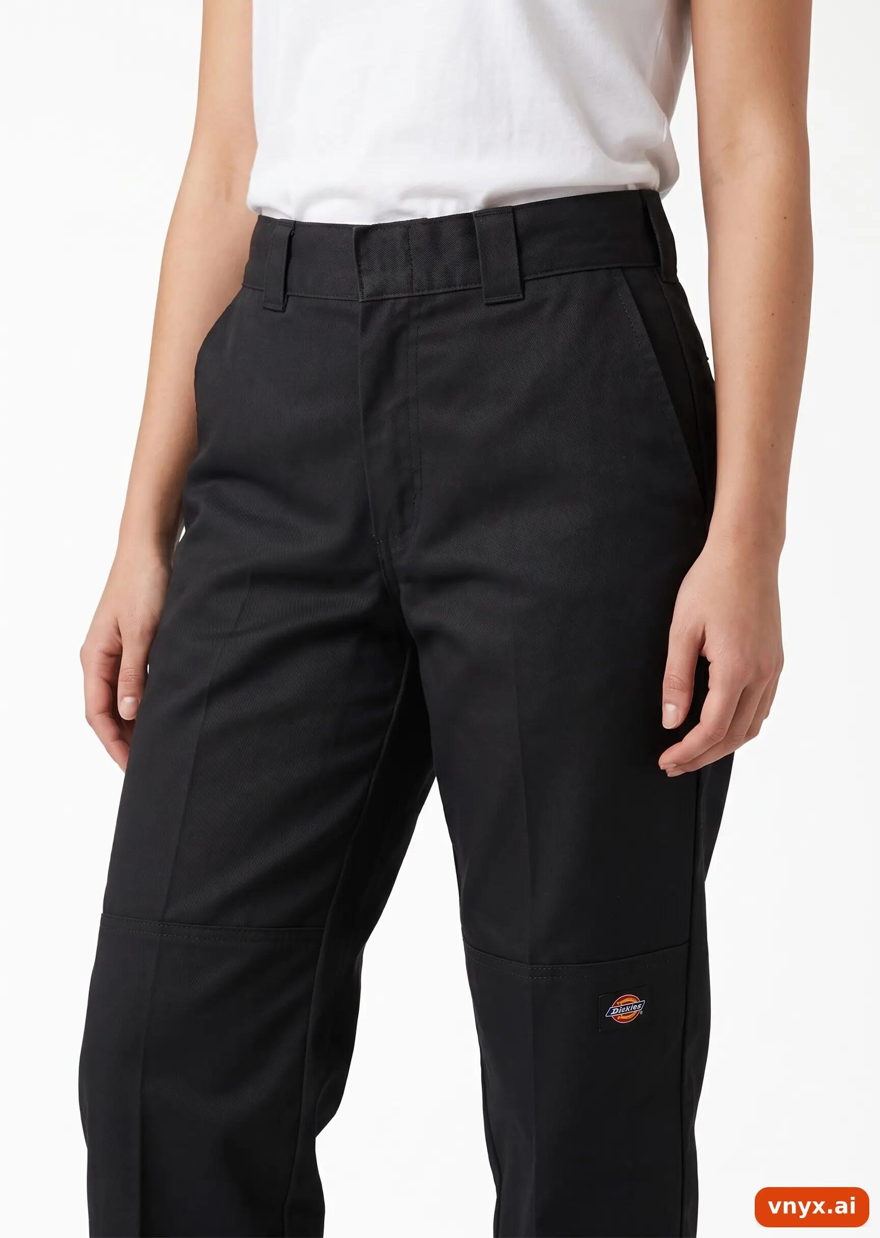 Second Life - Vintage Dickies Jet Black Trousers Women 29 29 5/5