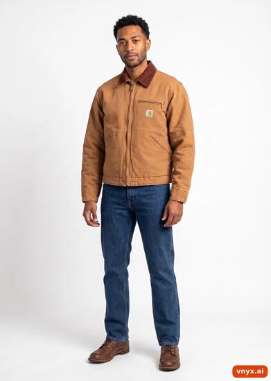 Second Life - Vintage Carhartt Brown Outdoor Jacket Men S